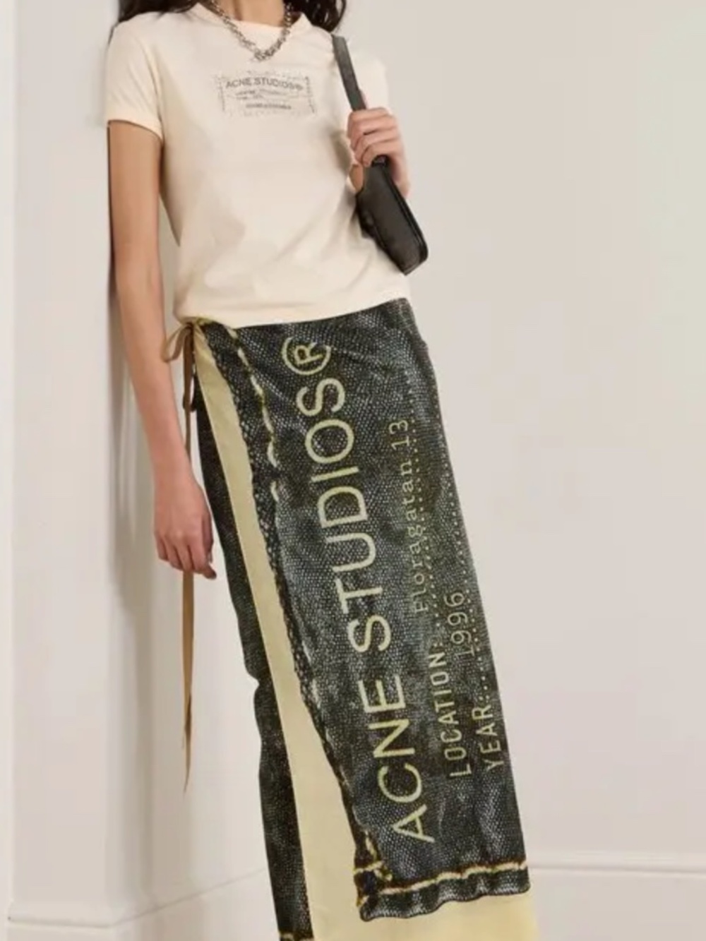 ACNE STUDIOS  Printed Cotton-Voile Pareo ONE SIZE - Picture 8 of 8